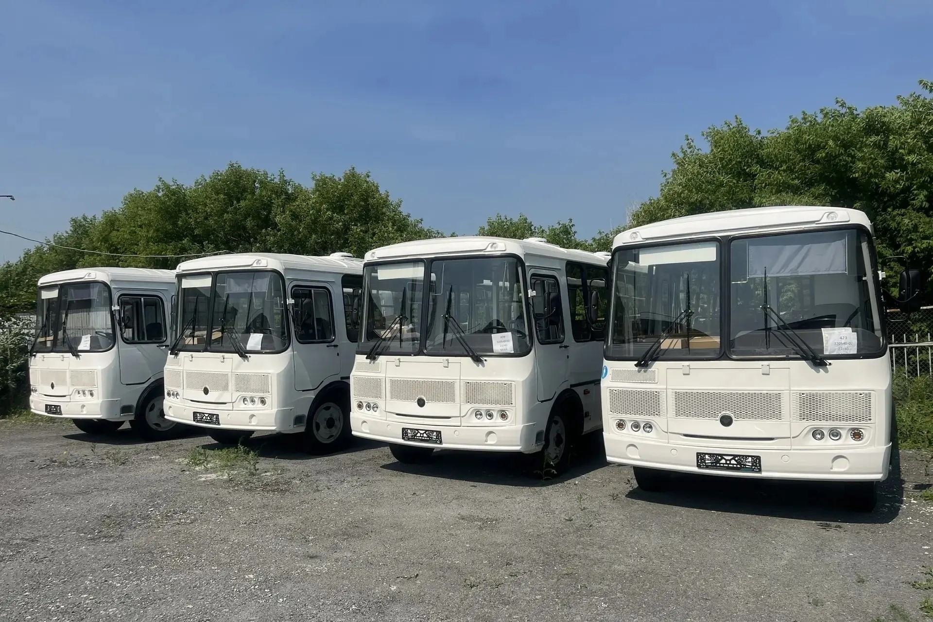 Семь новых автобусов получили районы Новосибирской области