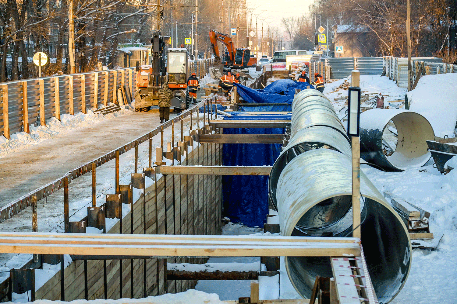 Новосибирск получит 300 миллионов рублей на новые коллекторы