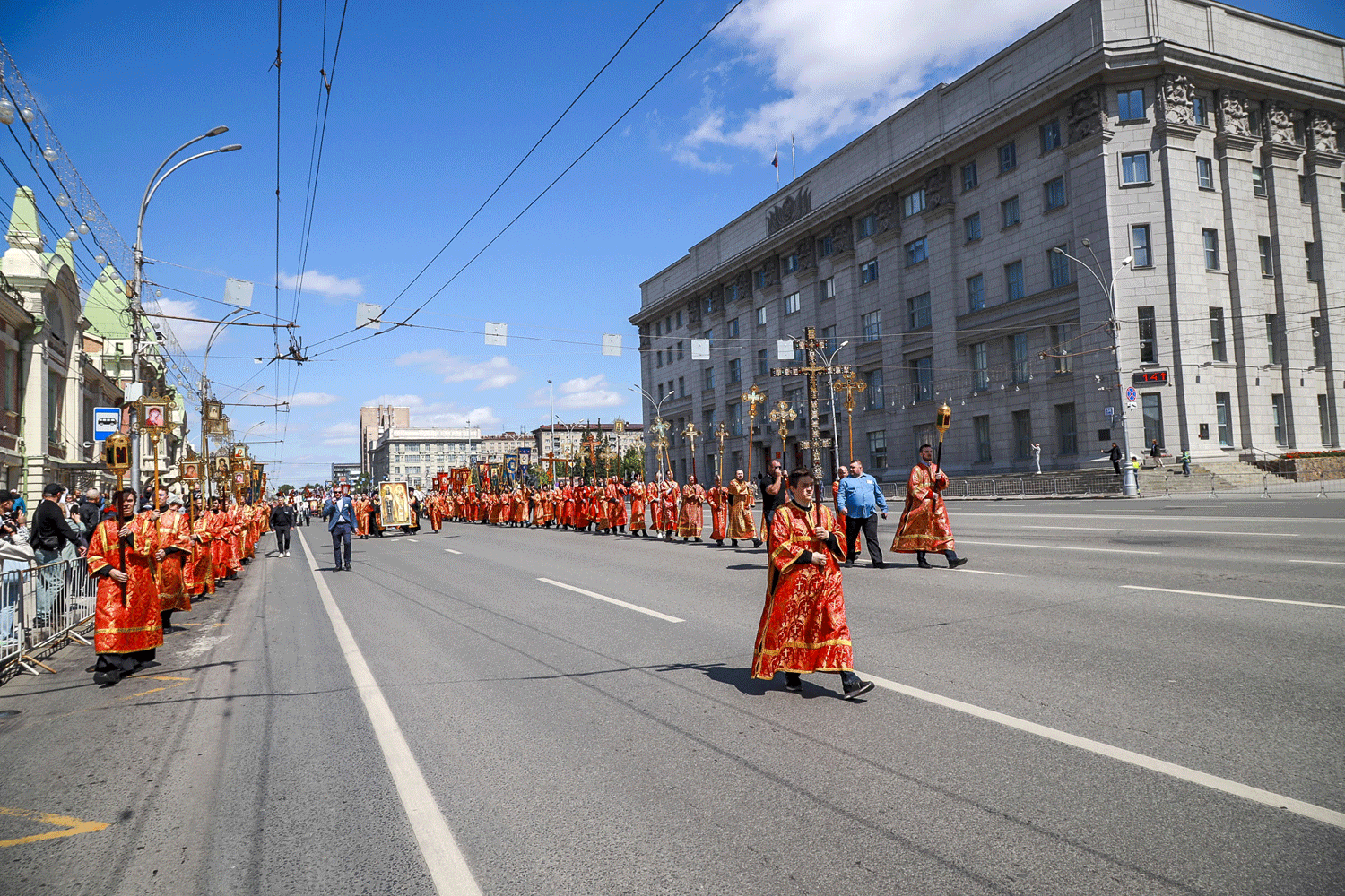 Ради крестного хода 24 мая перекроют центральные улицы Новосибирска