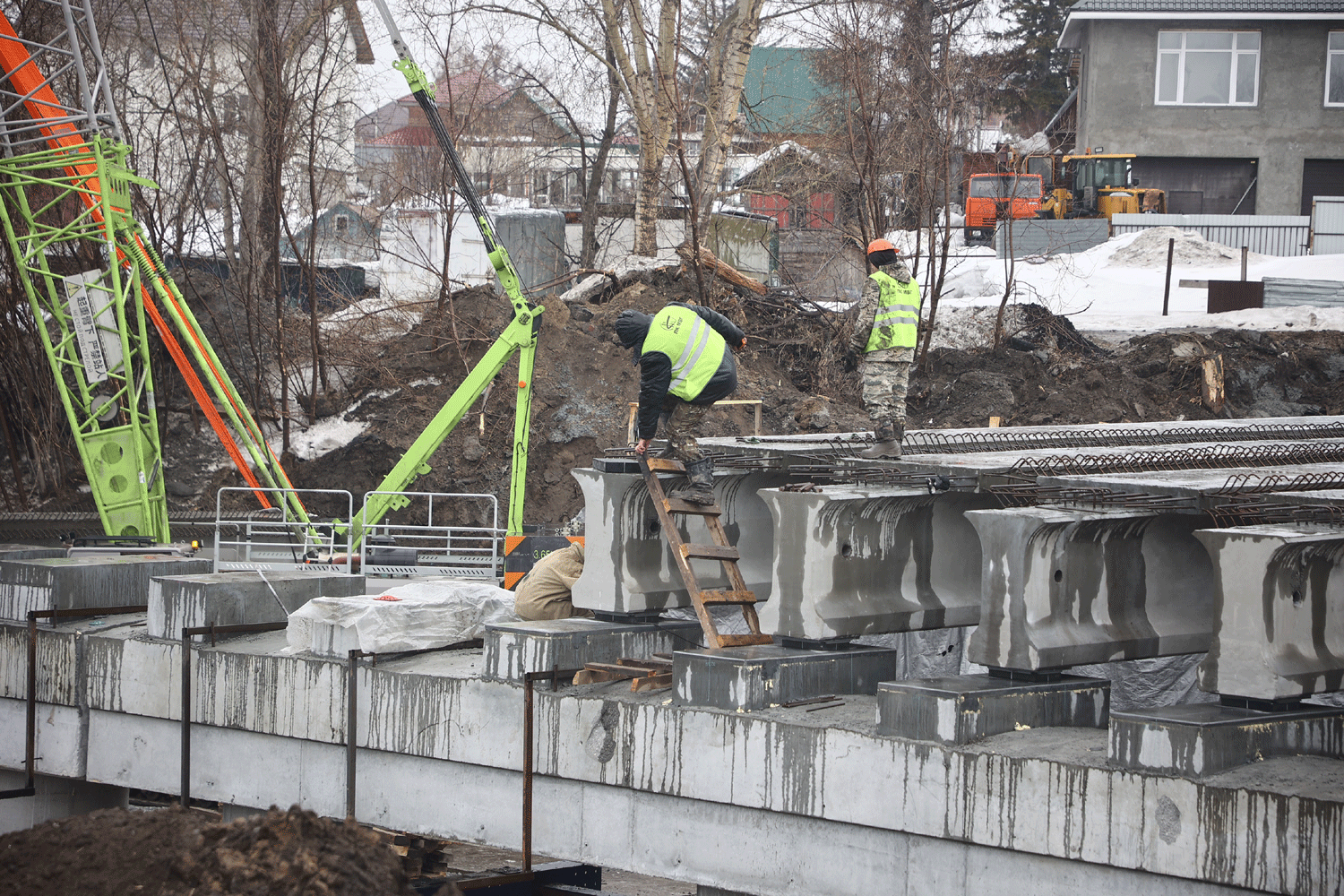 Капремонт моста через реку Тулу выполнили на 43% в Новосибирске