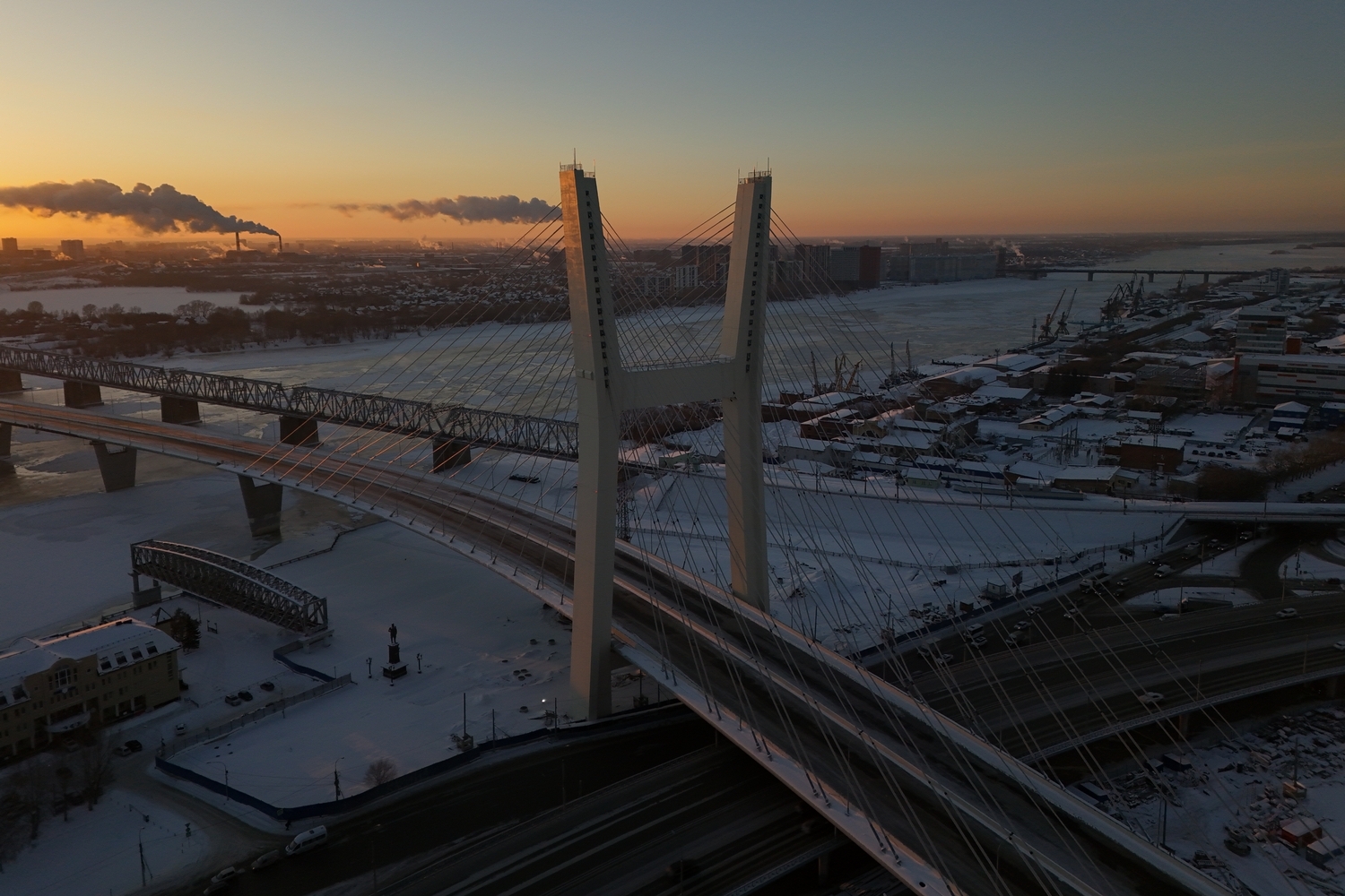 Названа дата открытия проезда по четвёртому мосту в Новосибирске