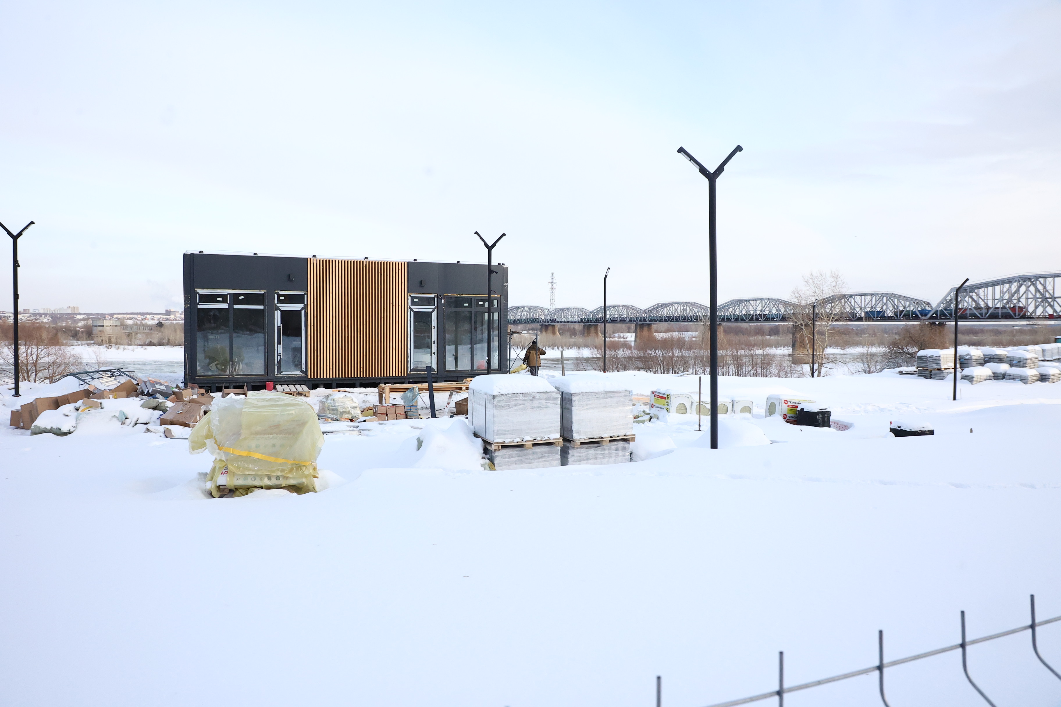 Что осталось доделать в парке «Чемской берег» — отвечает глава района