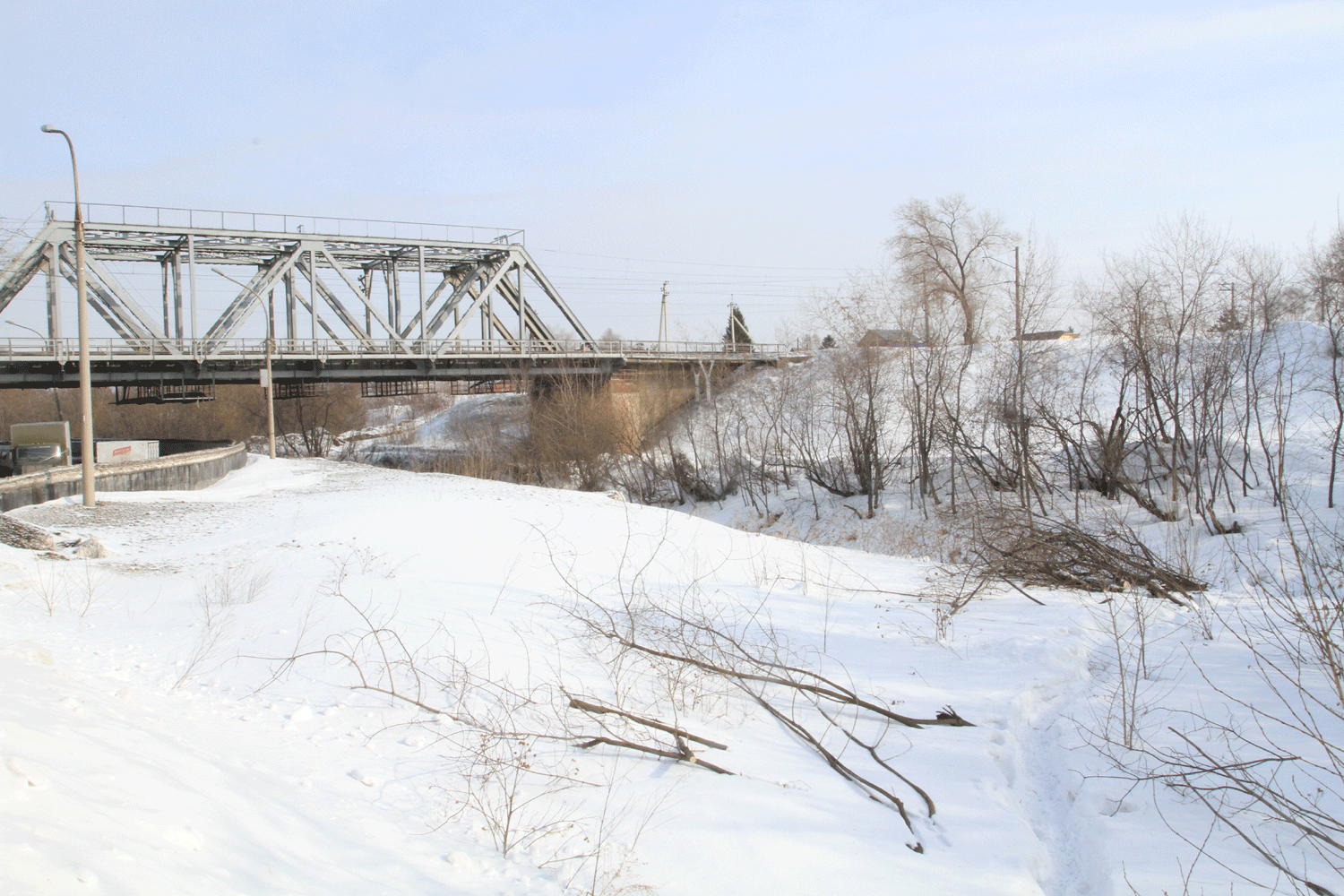 К весеннему паводку начали готовить трассы Новосибирской области