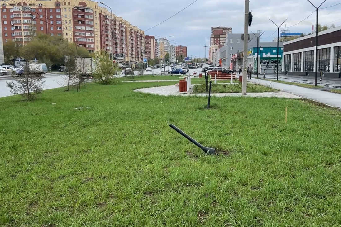 Страдающий от вандалов сквер на Выборной хотят оснастить видеокамерами