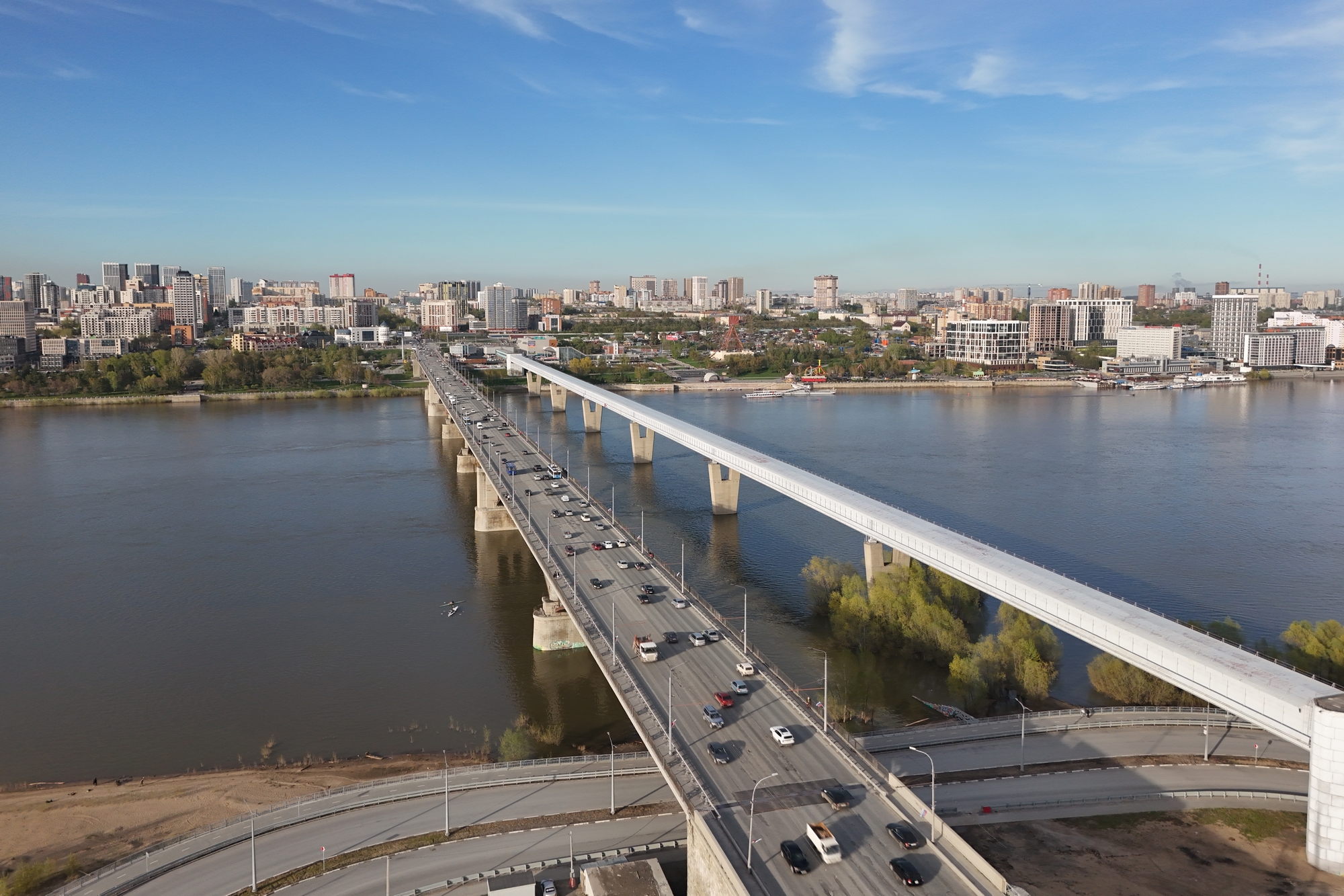 Стали известны сроки капремонта Октябрьского моста в Новосибирске