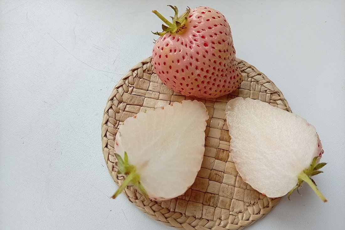 Белую клубнику из Китая начали продавать в Новосибирске