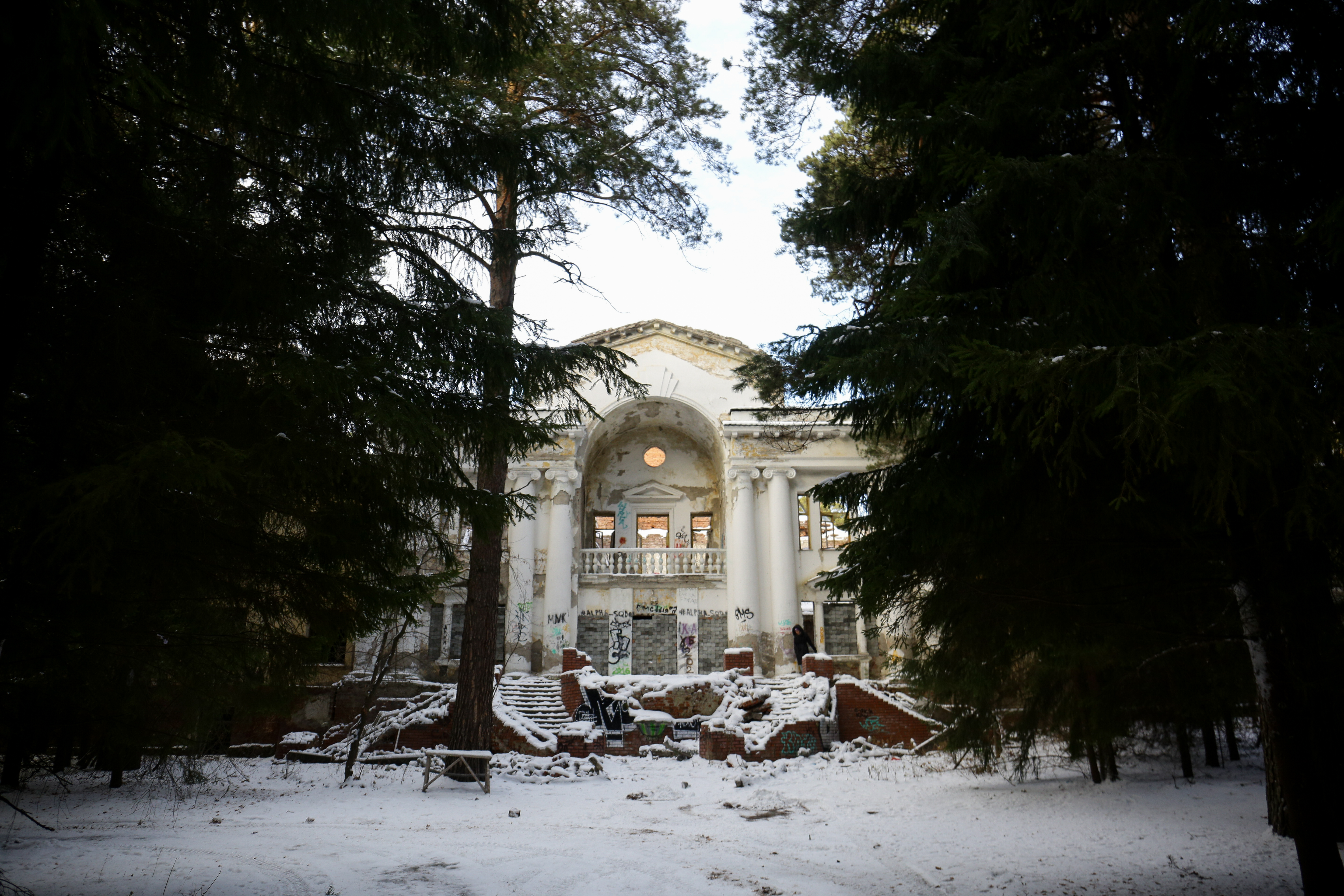 Повторную экспертизу проведут для руин дворца-курорта под Новосибирском