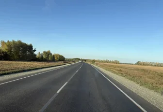 Пять километров трассы обновили у села Верх-Ирмень под Новосибирском