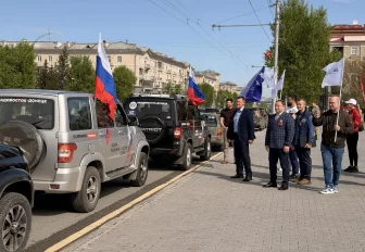 Колонна автопробега в поддержку ДНР достигла Новосибирска