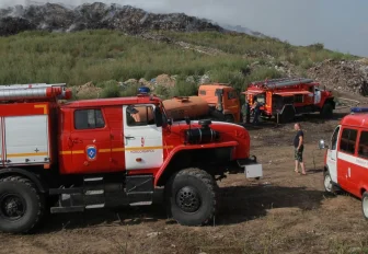 Мусорный полигон на левом берегу потушен — МУП «САХ»