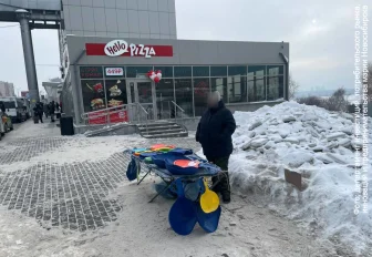 Нелегальную торговлю ледянками пресекли в Новосибирске на праздниках