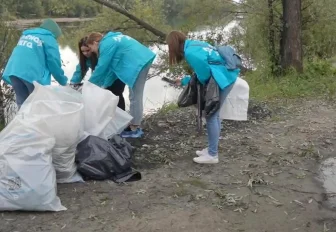 150 мешков мусора собрали на берегу Оби под Бугринским мостом