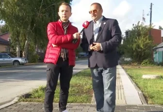 Дорожка для незрячей Лизы сплотила жильцов улицы Телевизионной