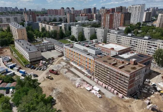 Готовность нового корпуса лицея №113 в Новосибирске оценили в 62%