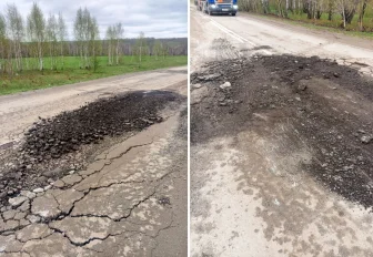 Движение грузовиков запретили на дороге к Витаминке под Новосибирском