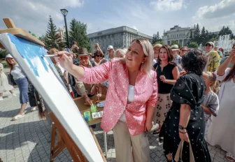 Новосибирск в стиле импрессионизма нарисуют художники на пленэре