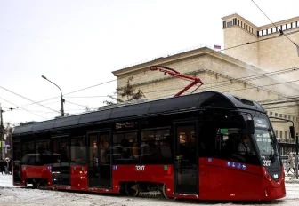 Мэр Кудрявцев: 13-й маршрут полностью укомплектовали новыми трамваями