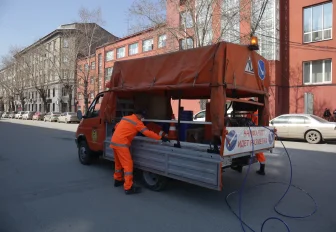 Наносить разметку на дороги Новосибирска начнут в апреле