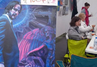 Дождь не помешал «Арт-фабрике» собрать новосибирцев в Центральном парке