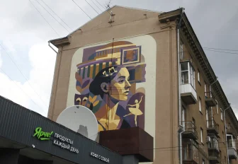 Кондратюк и Кикина, солдат и журавли: обзор муралов-2025 в Новосибирске