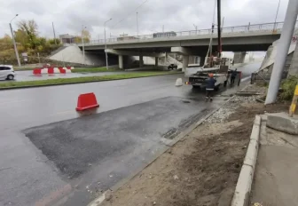 24-метровый коллектор построили у выезда на Ново-Николаевский мост
