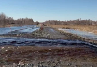 Талые воды перекрыли проезд на шести дорогах Новосибирской области