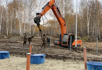 Водопровод и насосную станцию построили в микрорайоне Клюквенный