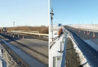 Два моста отремонтировали на дороге из Новосибирска в Кузбасс