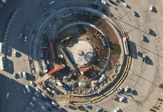 Для открытия стелы 3 ноября ограничат проезд по Красному проспекту