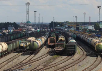 Грузовой вагон сошёл с рельсов на станции Инская в Новосибирске