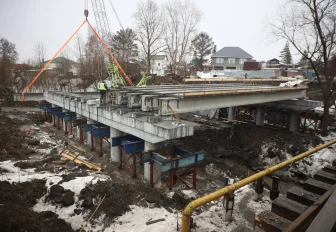 Мост через реку Тулу реконструируют до конца года в Новосибирске