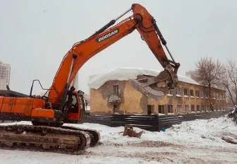 На Игарской сносят расселённые бараки — вместо них появится детсад