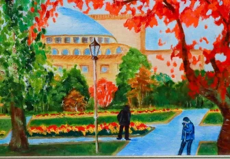 «Вдохновляет»: мэр Кудрявцев оценил выставку живописи «Поэзия в красках»