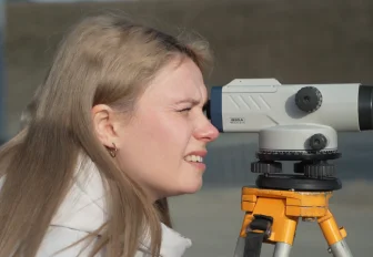 Выездной урок для дорожников устроили у парка «Арена» в Новосибирске