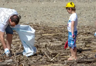 На уборку берега Оби у Заельцовского парка зовут новосибирцев