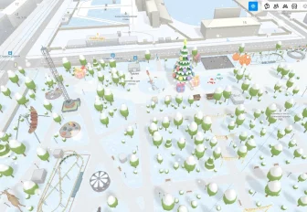 Ёлки, подарки и Дед Мороз: 2ГИС нарядил Новосибирск к Новому году