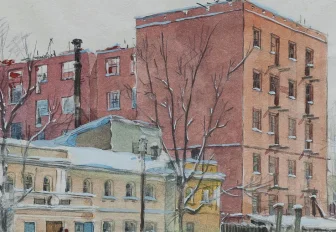 Акварельный Новосибирск — каким он был в середине ХХ века