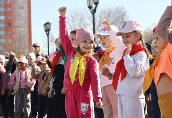 Массовую зарядку со спортсменами устроили на бульваре Победы