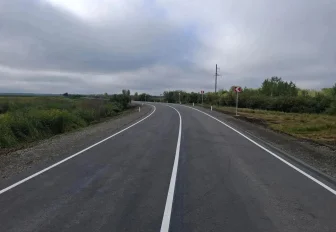31 километр отремонтировали на трассе из Новосибирска в Казахстан 