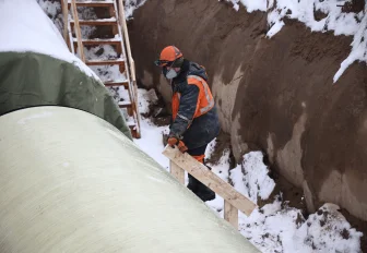 Восьмикилометровый водопровод проложили для новостроек в Клюквенном