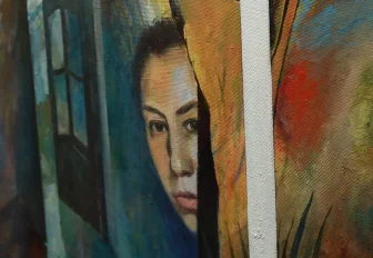 «Через абстракцию в рай»: в ЦК19 открыли выставку тревожных пейзажей