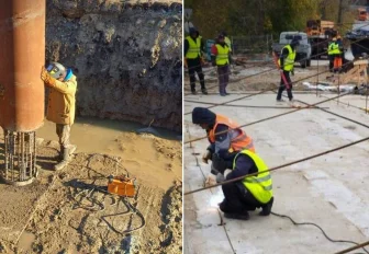 Мэр Кудрявцев: на пешеходном мосту через Транссиб начали бетонные работы