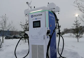 Мэр Кудрявцев: первый электрозарядный комплекс заработал у «Сибирь-Арены»