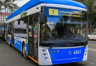 58-й по счёту троллейбус едет в Новосибирск по нацпроекту