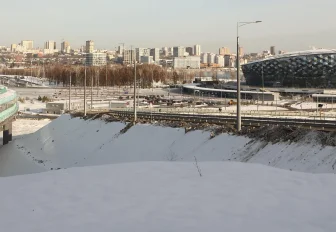 Смотровую площадку с видом на «Сибирь-Арену» оценил мэр Кудрявцев