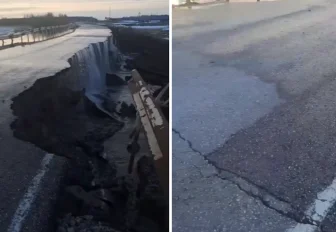 Из-за паводка в Новосибирской области полностью перекрыли дорогу