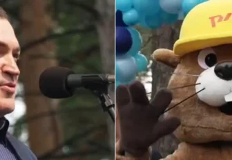 Мэр Кудрявцев посетил праздник железнодорожников в Заельцовском парке