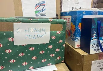 Новогодние посылки для бойцов собрали в левобережье Новосибирска