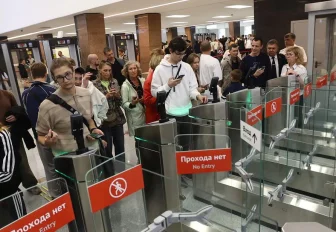 За первые часы работы «Спортивной» через турникеты прошли 6382 пассажира