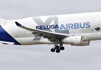 Самолёт-кит Beluga приземлился в новосибирском аэропорту Толмачёво